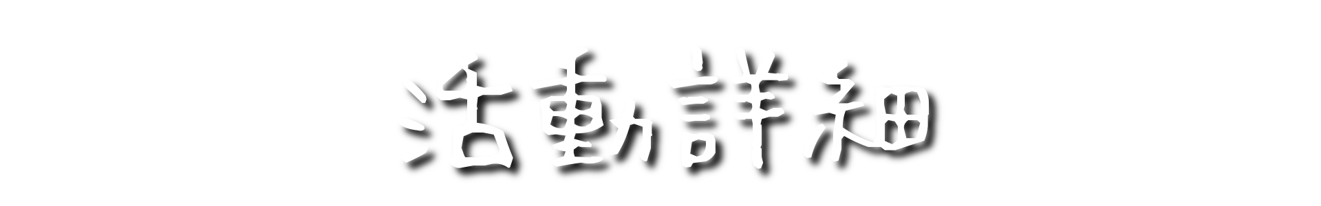 活動詳細